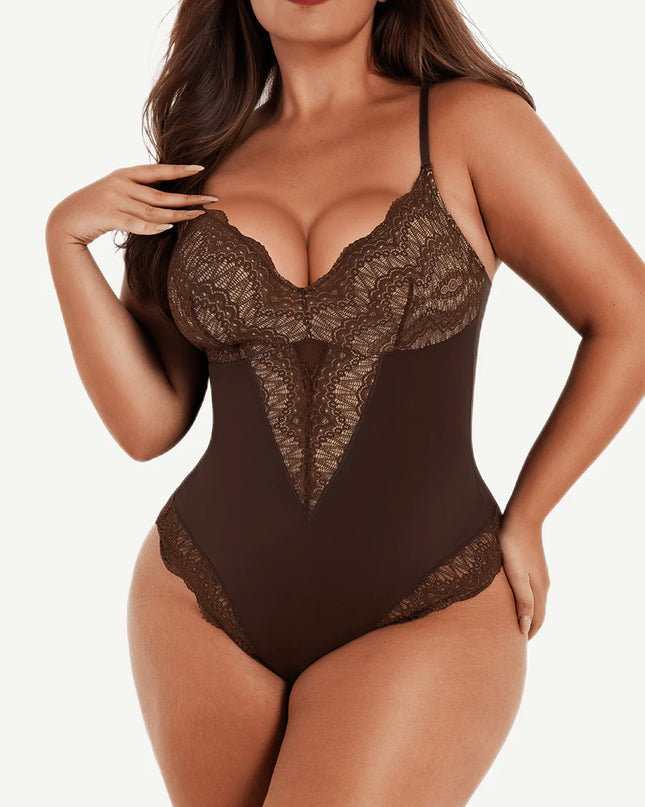 Novelia™ Elegant Sculpt – krajkové body s tanga střihem