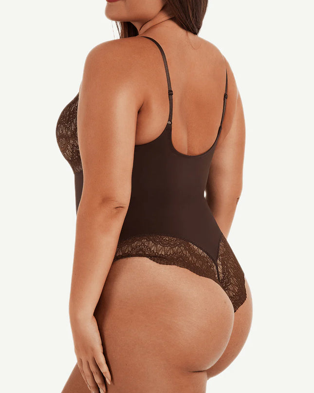 Novelia™ Elegant Sculpt – krajkové body s tanga střihem