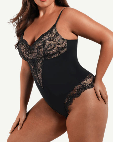 Novelia™ Elegant Sculpt – krajkové body s tanga střihem