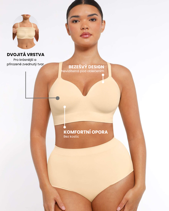 Novelia™ Everyday – Lift & Shape 2.0 komfortní podprsenka bez kostic