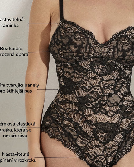 Novelia™ Elegant Sculpt – krajkové tvarující body