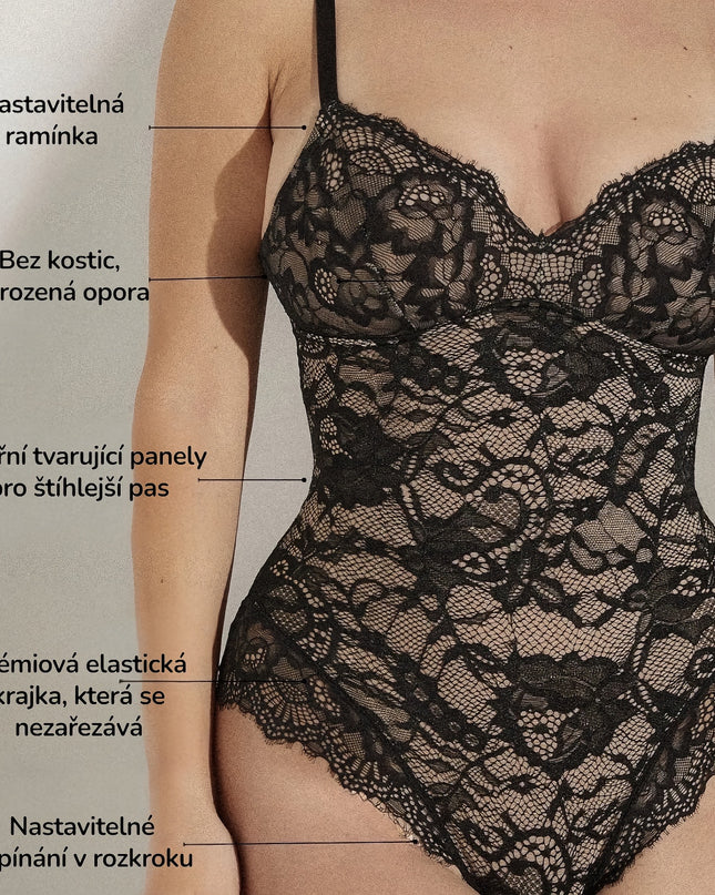 Novelia™ Elegant Sculpt – krajkové tvarující body