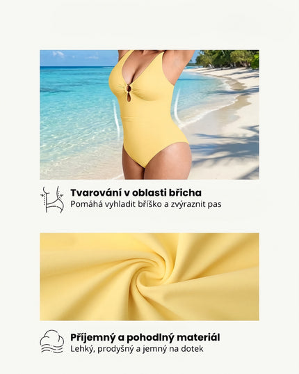 Novelia™ Swim Sculpt shaping plavky s ring detailem