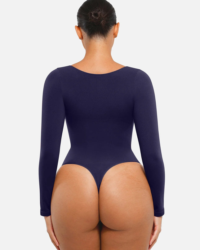 Novelia™ Sculpt – tvarující body s dlouhým rukávem a tanga střihem