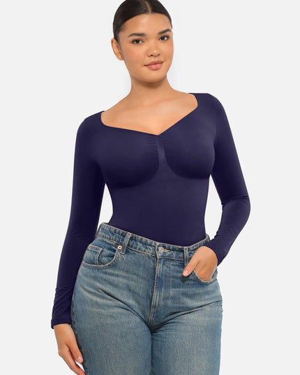 Novelia™ Sculpt – tvarující body s dlouhým rukávem a tanga střihem