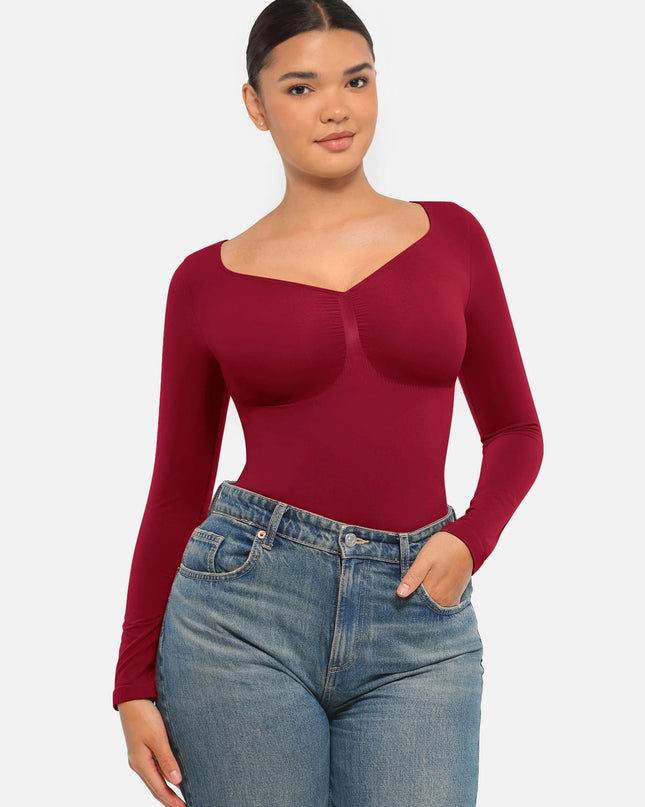 Novelia™ Sculpt – tvarující body s dlouhým rukávem a tanga střihem