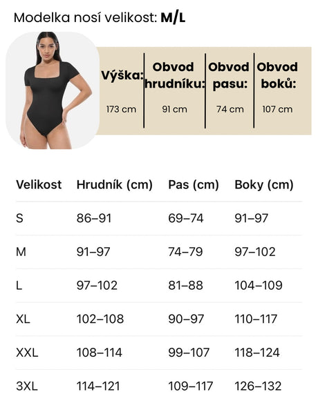 Tabulka velikostí