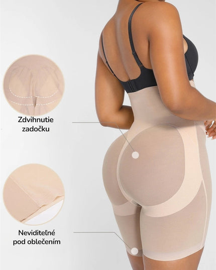 Novelia™ Vysokopasové zeštíhlující šortky – MeshSmooth