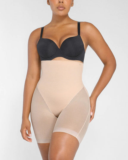 Novelia™ Vysokopasové zeštíhlující šortky – MeshSmooth