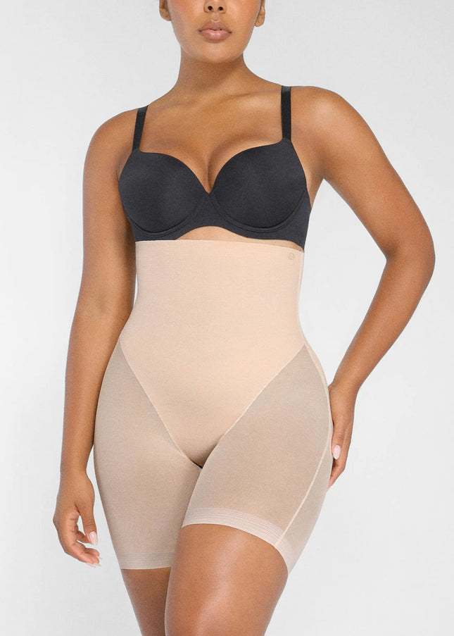 Novelia™ Vysokopasové zeštíhlující šortky – MeshSmooth