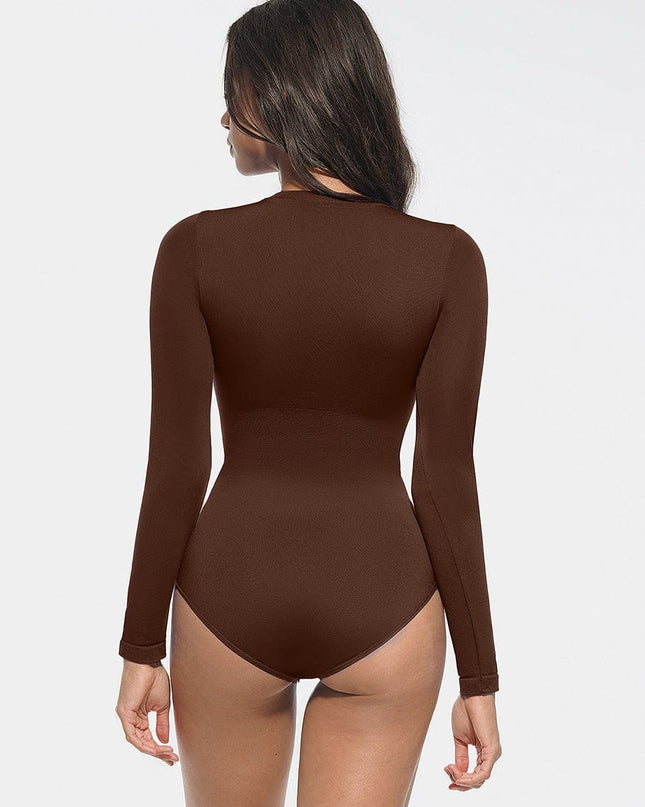 Novelia™ Sculpt – body s kulatým výstřihem a klasickým nohavičkovým střihem