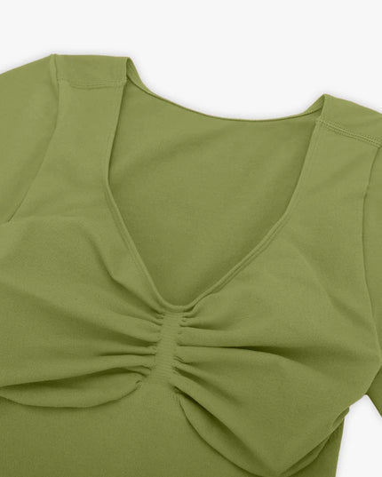 Novelia™ Sculpt – tvarující body s krátkým rukávem a tanga střihem