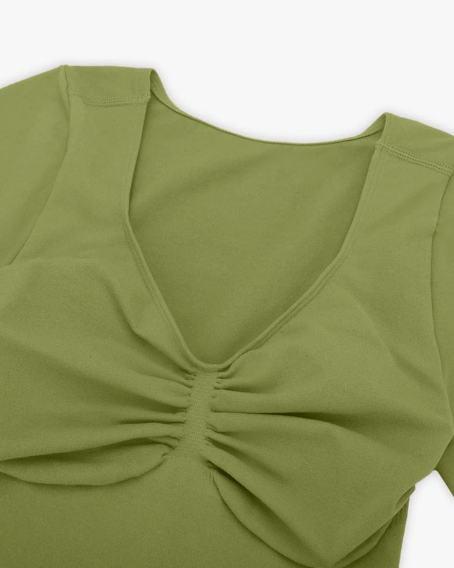 Novelia™ Sculpt – tvarující body s krátkým rukávem a tanga střihem