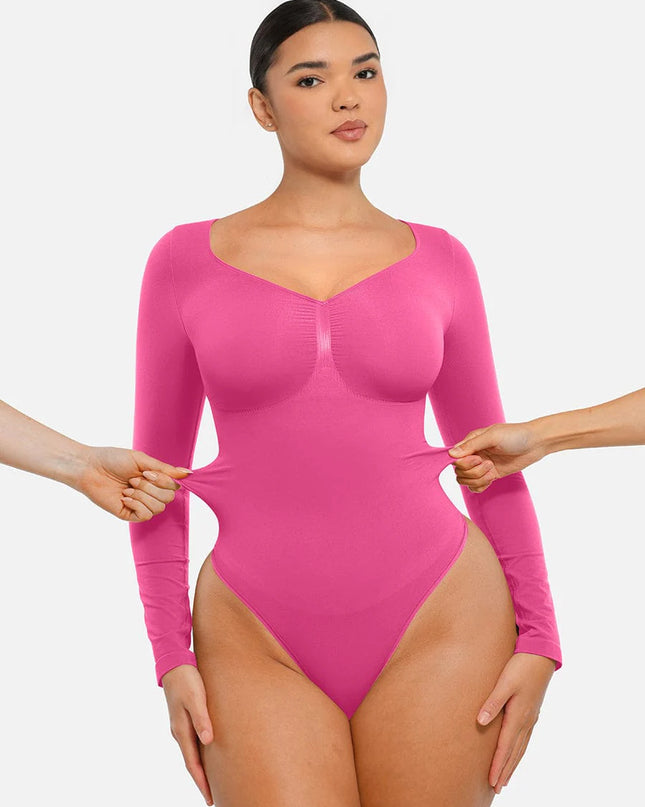 Novelia™ Sculpt – tvarující body s dlouhým rukávem a tanga střihem