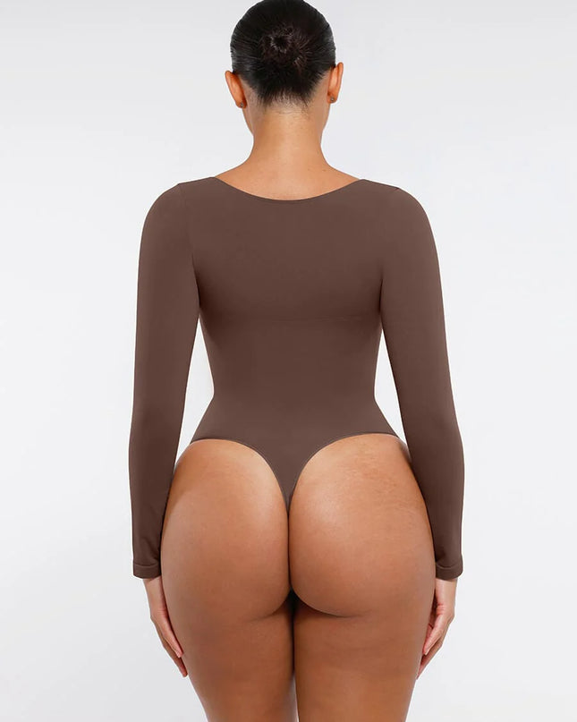 Novelia™ Sculpt – tvarující body s dlouhým rukávem a tanga střihem