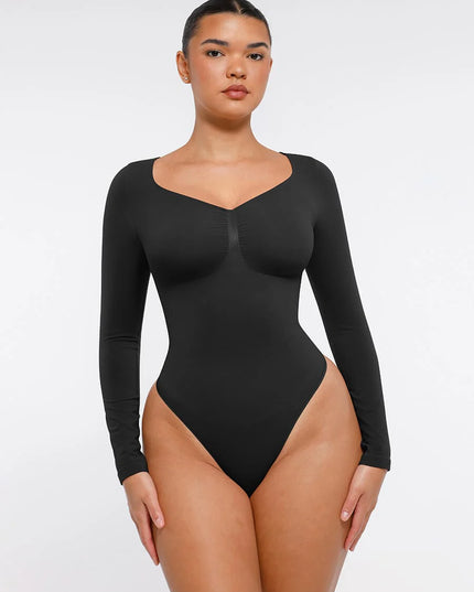 Novelia™ Sculpt – tvarující body s dlouhým rukávem a tanga střihem