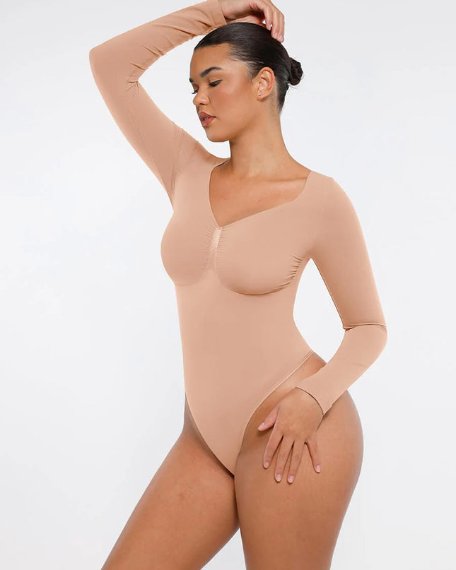 Novelia™ Sculpt – tvarující body s dlouhým rukávem a tanga střihem