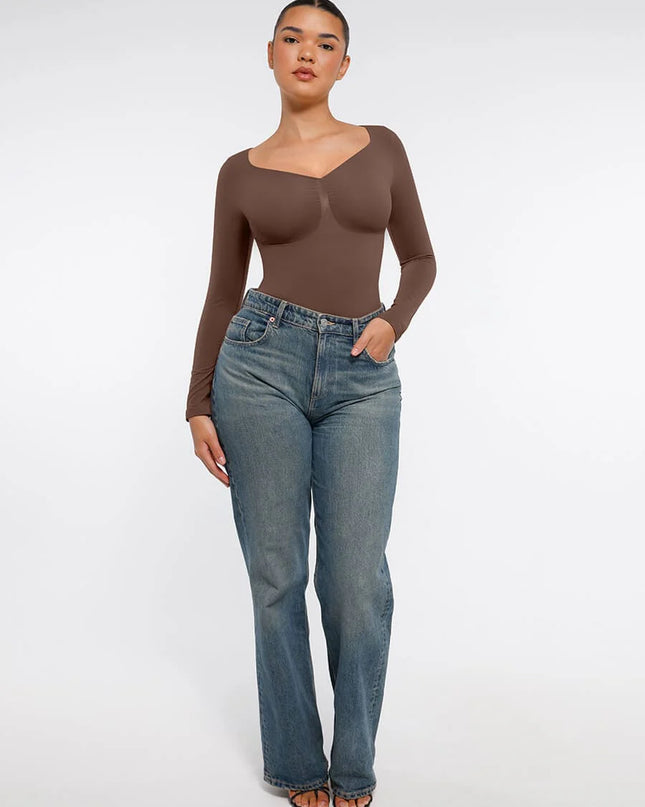 Novelia™ Sculpt – tvarující body s dlouhým rukávem a tanga střihem