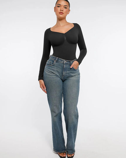 Novelia™ Sculpt – tvarující body s dlouhým rukávem a tanga střihem