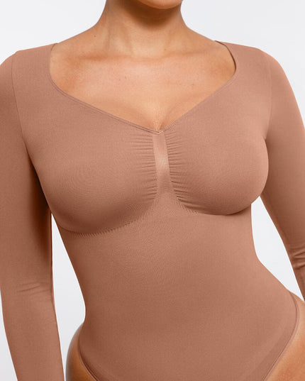 Novelia™ Sculpt – tvarující body s dlouhým rukávem a tanga střihem