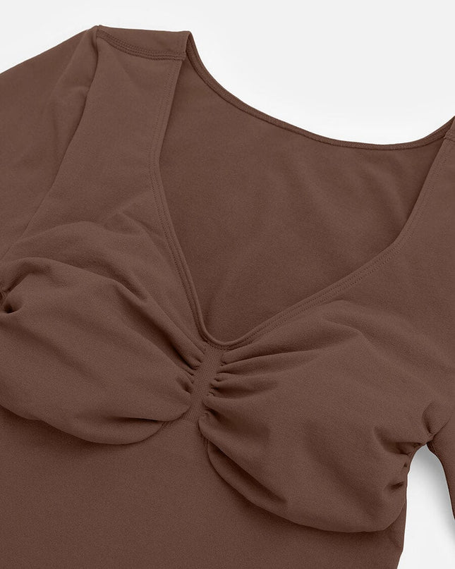 Novelia™ Sculpt – tvarující body s dlouhým rukávem a tanga střihem