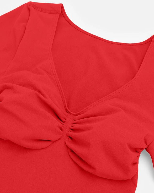 Novelia™ Sculpt – tvarující body s dlouhým rukávem a tanga střihem